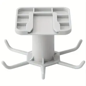 1PC Household kitchen and bathroom ceiling 6-claw hook wall mounted spoon shovel storage rack 360 degree rotatable storage hook