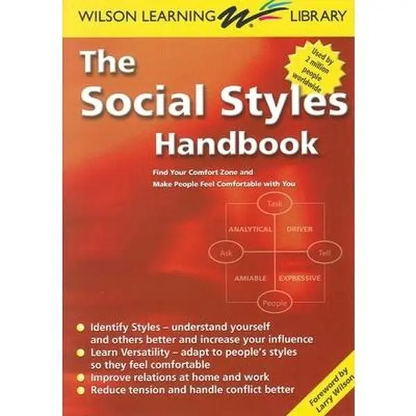 USED-Social Styles Handbook: Find Your Comfort Zone and Make People Feel Comfortable with You by Larry Wilson (Paperback)