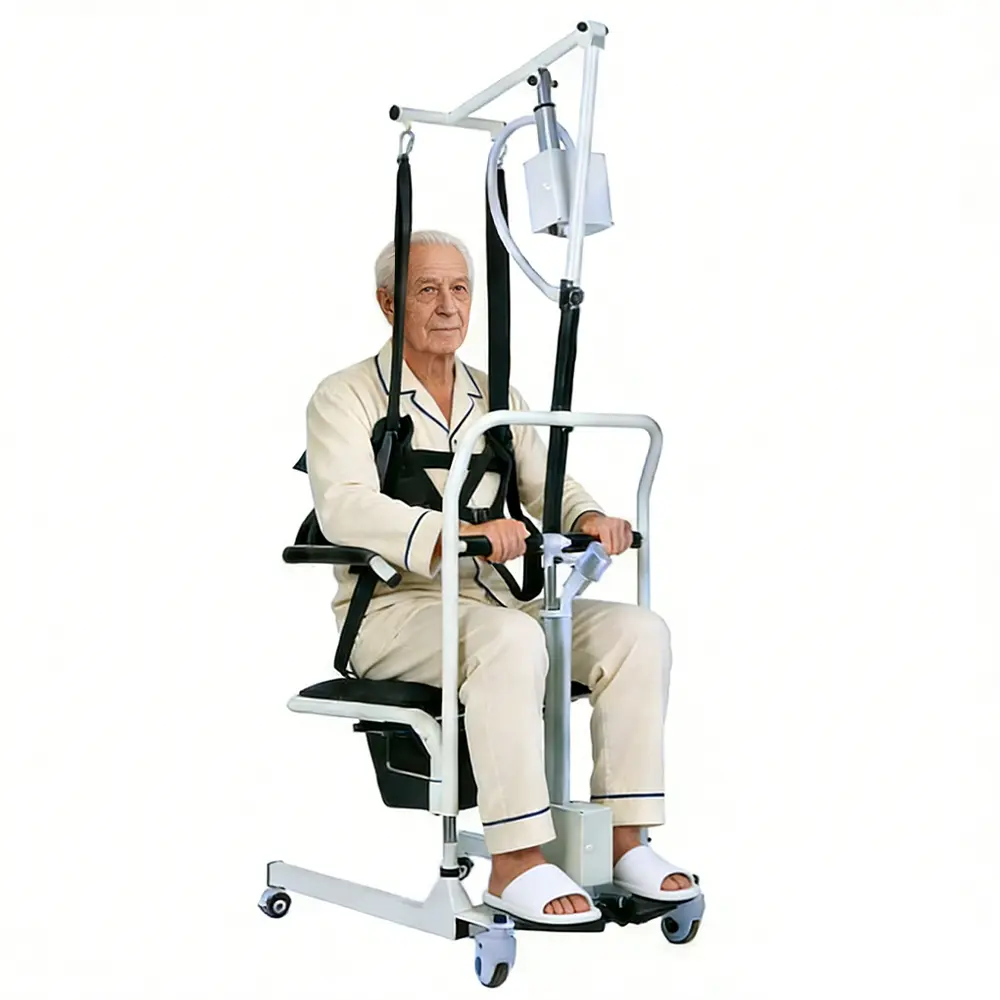 Electric Patient Lift Transfer Chair - Battery Powered, Multi-Purpose Alternative for Caregivers, Elderly, or Senior Living
