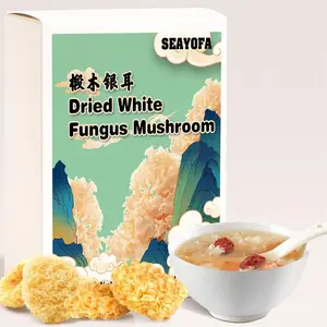 3.5oz Whole Dried Snow Fungus Mushroom – Natural Tremella with Soft Jelly Texture for Chinese Soup, Sweet Dessert, Vegan Salad Cooking – Gluten-Free, No Additives