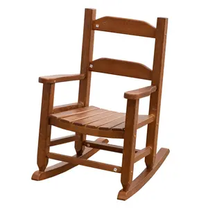 Toddler Kids Wooden Rocking Chairs Child Rocking Chair Comfy Rocker Outdoor Indoor Patio Porch Balcony Living Room Use for Children Baby Ages 3-6
