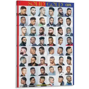 Barbershop Poster Collage Poster for Men's Haircuts Poster A Modern Barbershop Decor Ornaments Room Decoration Photo Artistic Wall Print