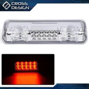 CROSSDESIGN THIRD 3RD Brake Tail Light Lamp Clear Lens Fit For 04-08 FORD F150 PICKUP TRUCK