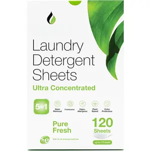 Laundry Detergent Sheets (120 Sheets) (Pure Fresh)