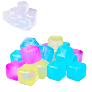 Color-changing Reusable Ice Cubes  60 Pack Plastic Cube For Drinks Like Wine Or Coffee - Party Supplies Kids/adults (color-changing)