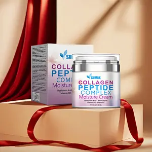 Collagen Peptide Complex Moisture Cream with Hyaluronic Acid, Amino Acids, Vitamin B5 & Vitamin E – Hydrating & Anti-Aging Cream for Smooth, Youthful Skin Collagen Skin Moisturizer Skincare Daily Firming Gentle Repair Restore Comfort Hydrate Moisturizing