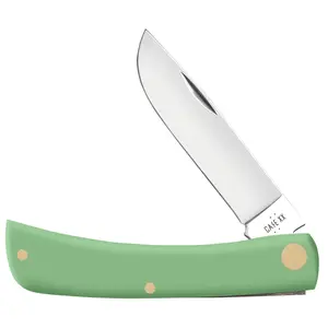 Case XX Mint Green Smooth Synthetic Sod Buster Jr Folding Knife CA63834