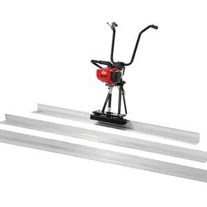 VEVOR Concrete Power Screed, 4 ft Aluminum Board Straight Edge Bar Set, 4 Stroke Cement Finishing Vibrating Motor with Height Adjustable Handles, High Efficient Concrete Tool 6500RPMVEVOR Super Brand Day
