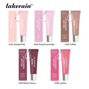 Hydrating Lip Glowing Butter, Plumping Lip Gloss, Non-Sticky Buttery Tinted Lip Balm, Long-lasting Lip Oil Lip Tint, Smooth Texture, Long Wear with Radiant Sheer Color, Deep Moisture, Peptide & Ceramide Complex for Fast Fuller Lips, Perfect Gift