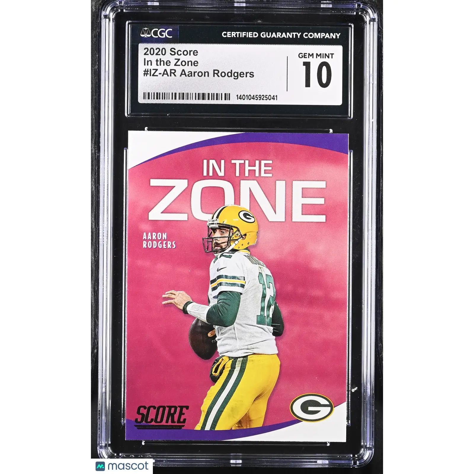 Aaron Rodgers CGC 2020 Score #IZ AR Football 10
