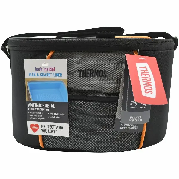 THERMOS Soft Cooler Bag, Element5 Portable Beverage Cooler, Thermal Insulated & Leakproof Lunch Cooler with Tear-Resistant Flex-A-Guard Liner, Reuseable Cooler Bag, Personal Cooler