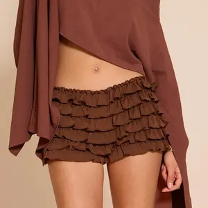 Elastic Multi-Layer Mesh Shorts