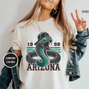 Arizona Baseball T-shirt, Vintage Baseball Shirt, Softball Tee, Sports Fan Gift, Retro Tee for Men & Women 7BCK6