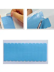 5-Piece Wig Tape Replacement Adhesive Sheets, Dual-Sided Sticky Tabs for Wig Making & Replacement, Hair Extension Accessories