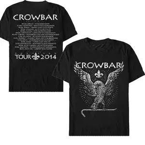 Crowbar Vintage Band Tour 2014 Tee POD Sludge Metal Graphic Shirt