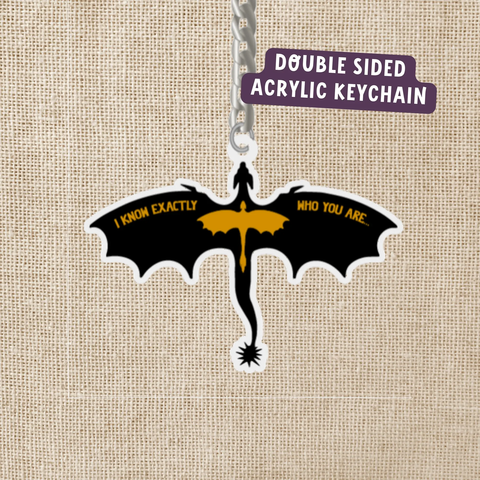 Violet's Relic Acrylic Keychain | Fourth Wing