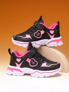 Girls' New Style Trendy Fashion Casual Sports Shoes, Lightweight Comfortable Outdoor Running Sneakers for Kids, Stylish and Versatile Sneakers Trainer Shoes