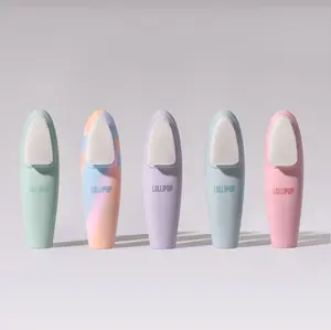 LOLLIPOP Handle Dual-Sided Cleansing Brush, Gentle Exfoliating, Massaging, Silicone, Facial Brush, Skincare Tool, Eco-Friendly Lightweight Comfort