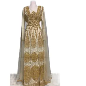 La Sultana Embroidered kaftan  - Casual Women's Wear, Embroidered Design, Ideal for Everyday Wear - Womenswear