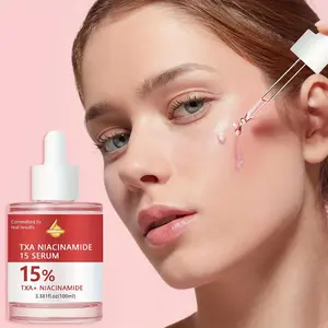 Txa+ Niacinamide 15% Facial Serum, Multi-Functional Korean Skincare, Brightening & Hydrating Care, Improves Skin Texture, 3.38 Fl. Oz