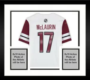 Framed Terry McLaurin Washington Commanders Autographed Nike White Vapor Fuse Limited Jersey - Fanatics Authentic Certified