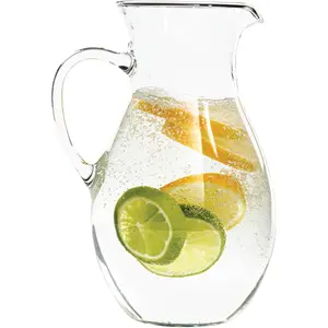 Glass Pitcher With Spout, SMALL 1 Quart Borosilicate Glass Pitchers With Handle, Glass Water Pitcher Glass,  Pitcher, Margarita Pitcher, Sangria Pitchers, Beverage Pitchers