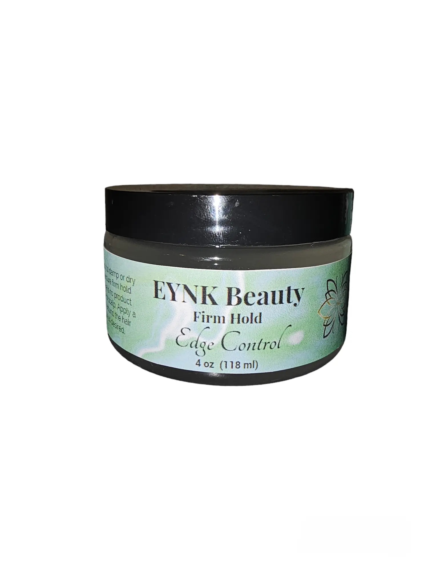 EYNK Beauty Firm Hold Edge Control 4oz Vegan Unscented Formula for Coarse Hair with Long Lasting Maximum Hold & Shine