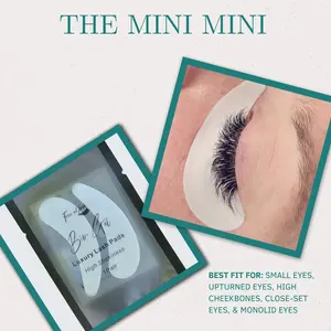 Mini-Mini Professional Under Eye Gel Pads for Lash Extensions | Precision Fit, No Slip | Lower Lash Control (Luxury Lash Pads)