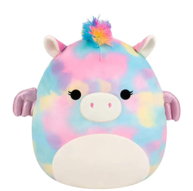 Squishmallows Jaime Rainbow Tie-Dye Pegasus 14" Plush