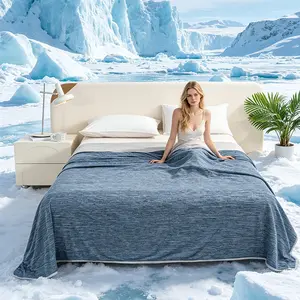 Cooling Blanket Queen Size KingSize, Summer Blankets for Hot Sleepers & Night Sweat, Thin Blanket Cold Cool Lightweight Cooling Blanket for Couch Bed,Breathable Cooling Blanket,Gift for Summer,Light Blanket for Hot Sleepers,Comfy Bedding,
