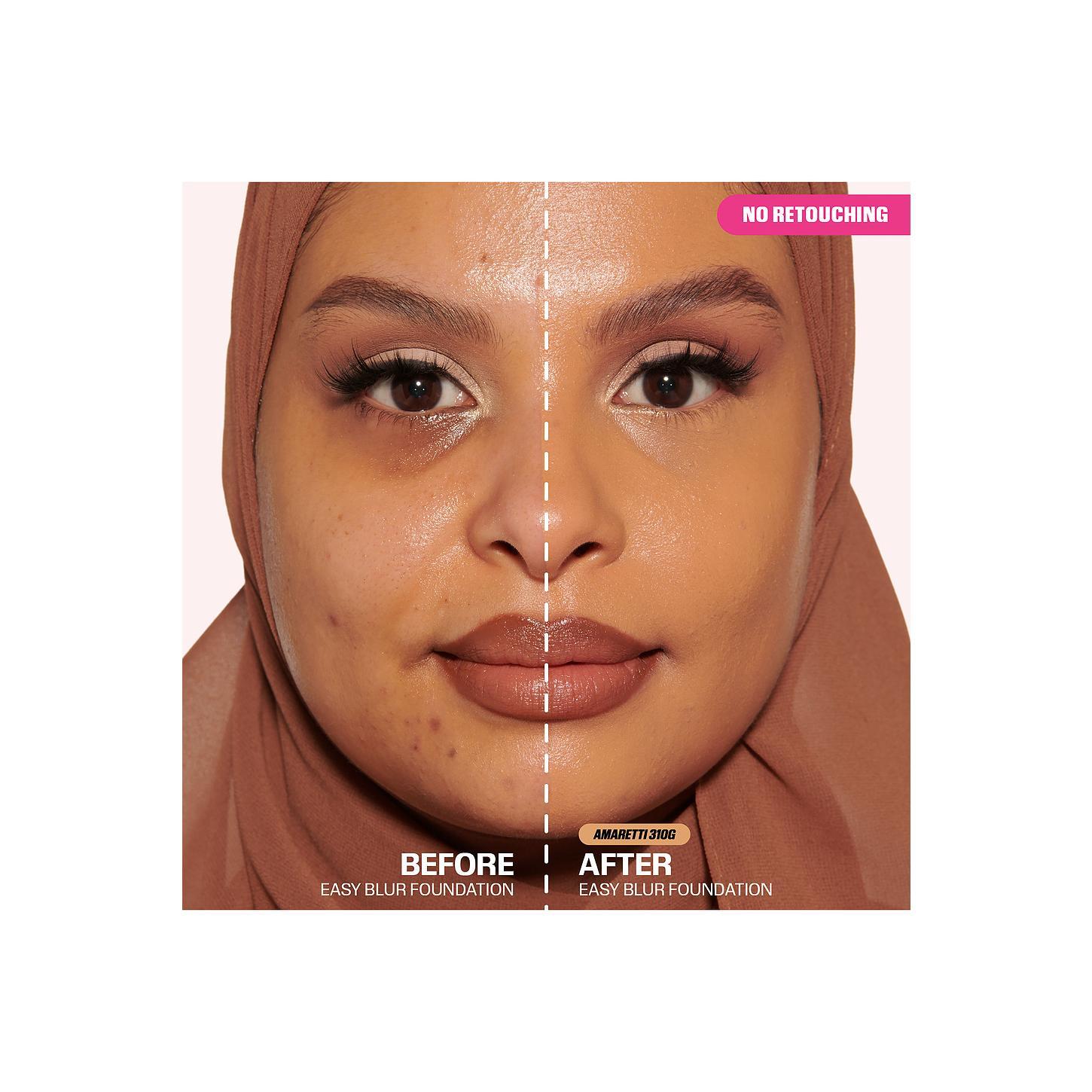 Huda Beauty Easy Blur Foundation in Amaretti 310G