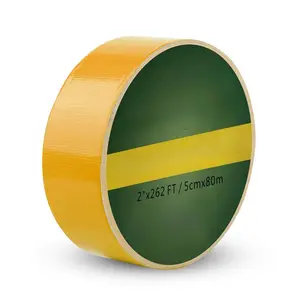 2" x 262ft – Heavy Duty Outdoor Marking Kit for Temporary Lines – Portable Multi-Sport Tape for Gym Floors, Basketball, Badminton & Tennis