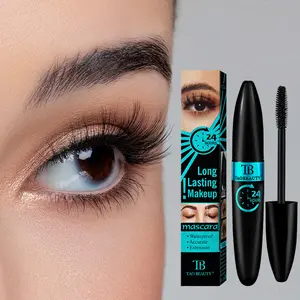 Mascara – Liquid Lash Growth Serum Black Tube Mascara Volumizing, Lengthening, Curling, Smudge-Proof, Long-Lasting, Plant-Based Extract Mascara Lightweight Cosmetics Salon-Grade Silky Mascara