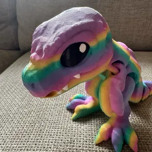 3D Printed Articulated T-Rex Dinosaur Fidget Toy