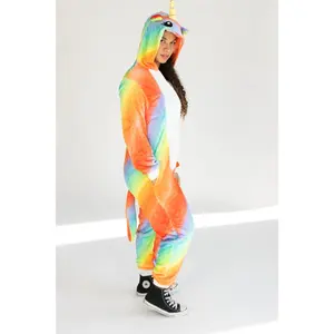 Rainbow Stripe Unicorn Onesie