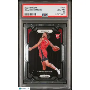 2023-24 Panini Prizm  Cam Whitmore #129 PSA 10 GEM MT Rookie RC