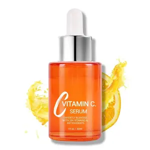 Anti Aging Vitamin C Serum with Hyaluronic Acid Retinol Ferulic Acid Facial Moisturizer #VitaminCSerum #AntiAgingSerum #RetinolSerum #HyaluronicAcid #FacialMoisturizer #SkinCareEssentials