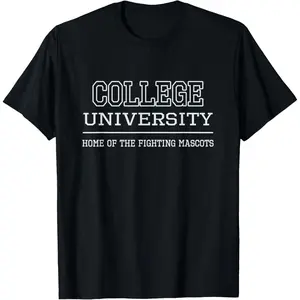 100% Cotton  Unisex College University Fun Generic Education T-Shirt