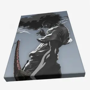 Japanese Samurai Canvas Print, Wall Decor, Suitable for Bedroom, Living Room, Kitchen, Office, Bathroom, Gift for Him or Her