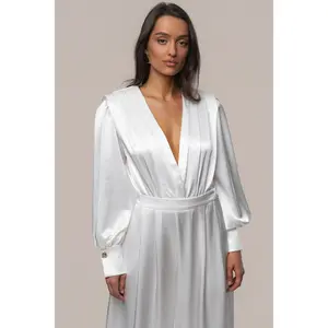 White Satin Radiance Bodysuit