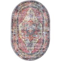 Yellow Pink - A 5' 3 x 8'