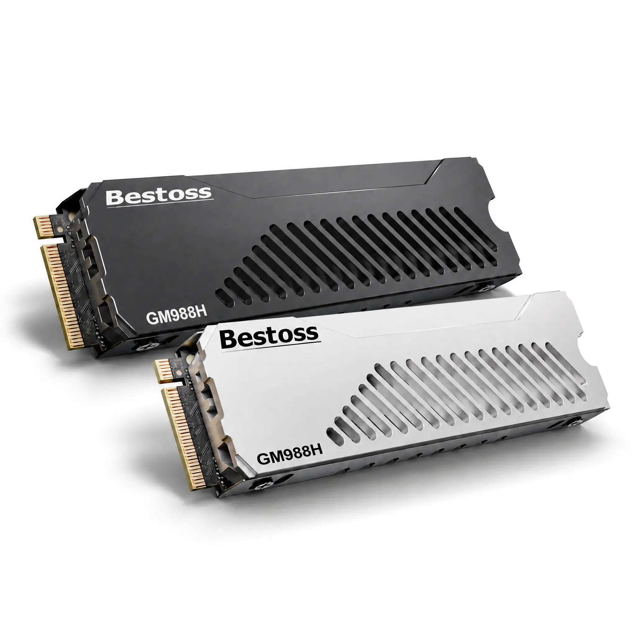 Bestoss GM988H PCIe 4.0 NVMe M.2 2280 SSD (1TB/2TB) - SSD with Heatsink, Heatsink Included, Up to 7350MB/s & 6600MB/s, Thermal Pad, High-Speed Storage for PS5 & Gaming PC, Content Creation,techvibes