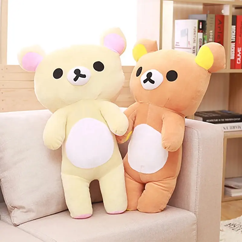 Cute Rilakkuma plush toy bear soft animal sofa pillow room decoration children's birthday gift Christmas gift