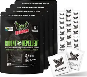 Extra-Strength Mouse Repellent Deterrent Pouches, Peppermint & Rosemary Oils Repel Mice Nesting in Car, RV, Boat, Garage, Shed, Cabin Made in The USA (24 Pack)