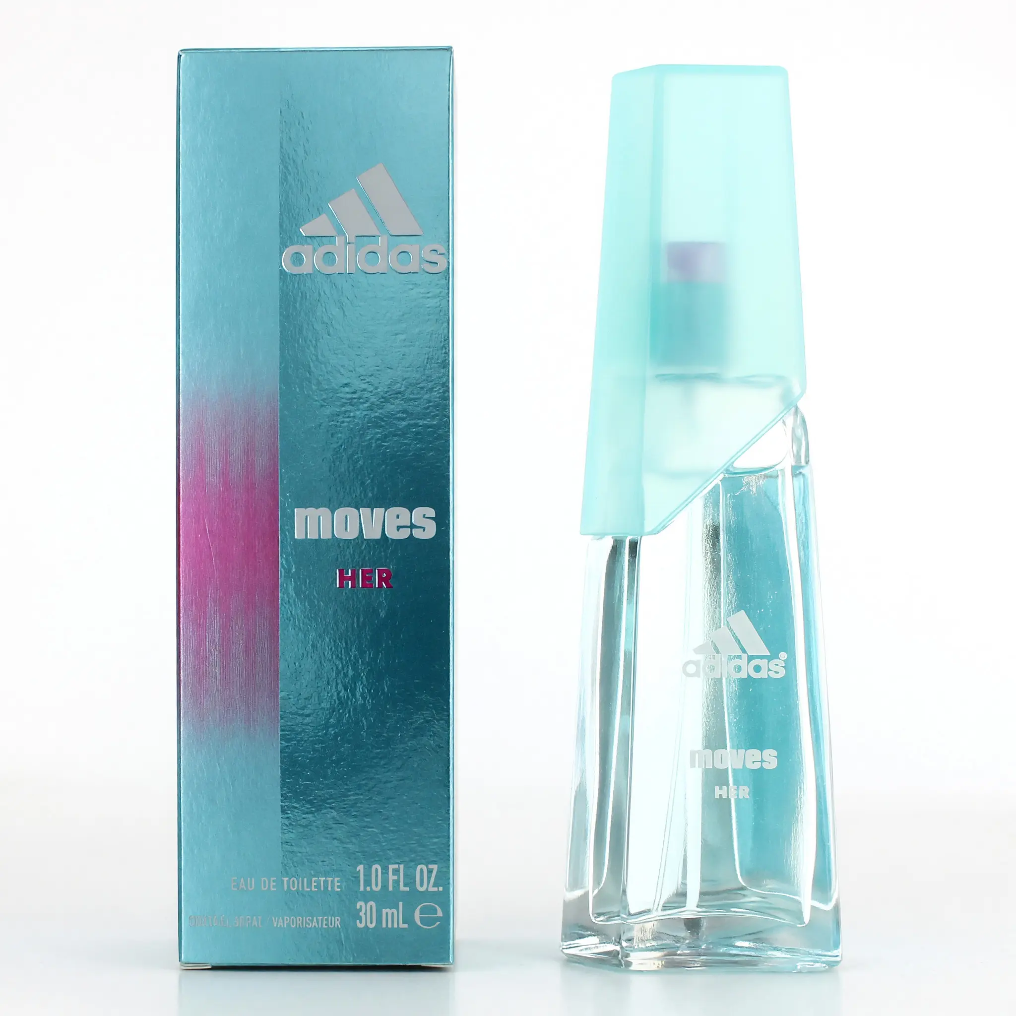 Adidas Moves by Adidas, 1 oz EDT Spray for Women, Ginger, Cedar, Heavy Sillage, Rose, Floral, Light-Hearted, Long-Lasting, 1 Fl Oz, 1 To 1.9 Fl Oz