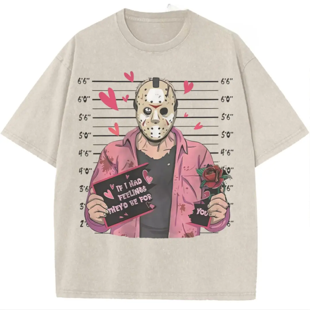 Jason Voorhees Shirt, Friday the 13th Shirt, Valentine’s Day Shirt, Horror Shirt, Vintage T-Shirt