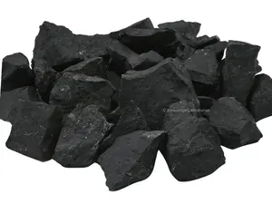 Raw Shungite Stones Crystal Rock, Real Shungite Stones for Water Purification, 450 gm