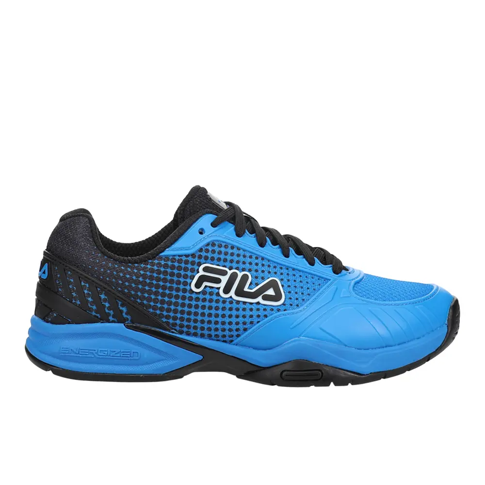 Fila Mens Volley Zone Pickleball Pickleball Sneakers Shoes - Blue