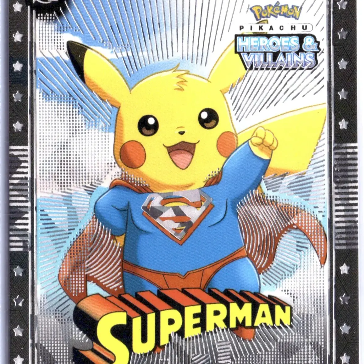 Pikachu Themed Heroes & Villains Non-Sports Trading Card Collectible- 1 pack