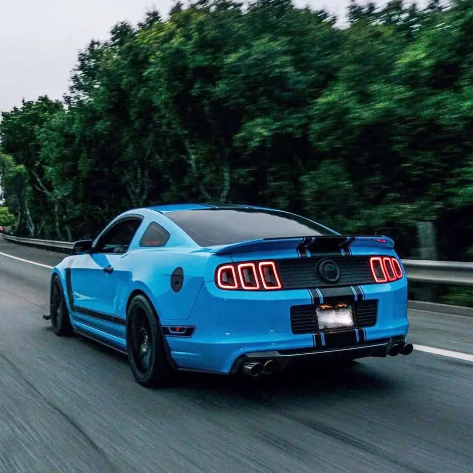 Ford Mustang GT500 StyleR ear Bumper Body Kit Conversion w/ Diffuser（2013-2014）
